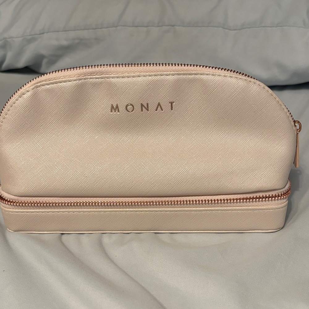 Monat Pink Cosmetic Bag